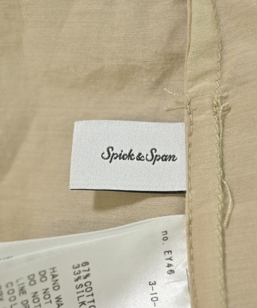 Spick and Span（スピックアンドスパン）ブラウス ベージュ サイズ:F レディース/2200609349014
