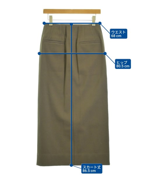 Spick and Span（スピックアンドスパン）ロング・マキシ丈スカート カーキ サイズ:38(M位) レディース/2200668313087