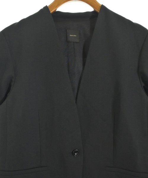 Spick and Span（スピックアンドスパン）ノーカラージャケット 黒 サイズ:34(XS位) レディース/2200668984089