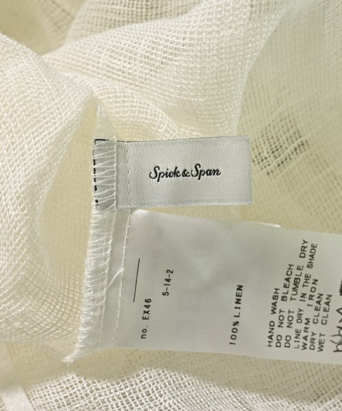 Spick and Span（スピックアンドスパン）ブラウス 白 サイズ:F レディース/2200669487060