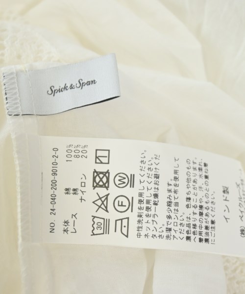 Spick and Span（スピックアンドスパン）ワンピース 白 サイズ:F レディース/2200669780147