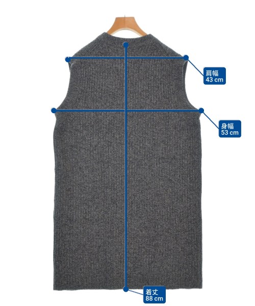 Spick and Span（スピックアンドスパン）ベスト/ノースリーブ グレー サイズ:F レディース/2200673899033