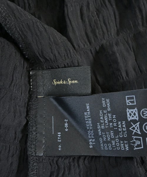 Spick and Span（スピックアンドスパン）ブラウス 黒 サイズ:F レディース/2200674205086