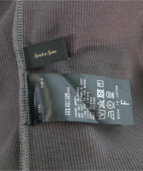 Spick and Span（スピックアンドスパン）Tシャツ・カットソー グレー サイズ:F レディース/2200670804214