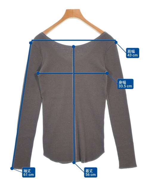 Spick and Span（スピックアンドスパン）Tシャツ・カットソー グレー サイズ:F レディース/2200670804214