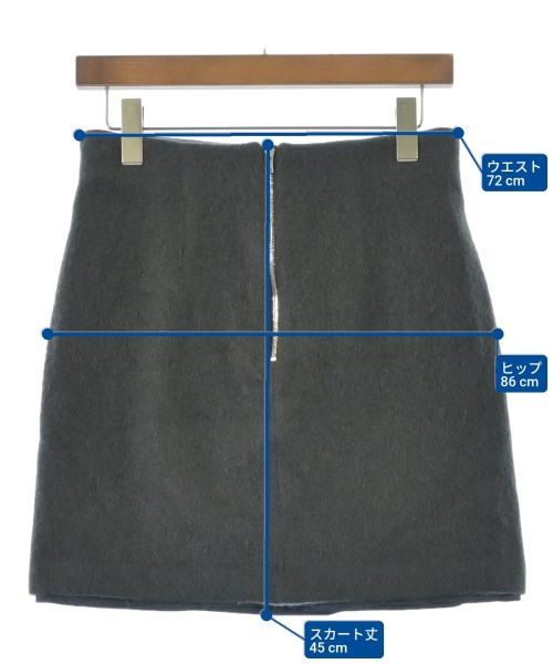 Spick and Span（スピックアンドスパン）ミニスカート グレー サイズ:38(M位) レディース/2200671198015