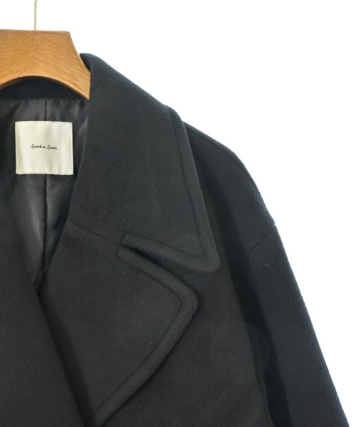 Spick and Span（スピックアンドスパン）ピーコート 黒 サイズ:36(S位) レディース/2200667567023