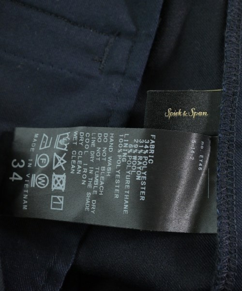 Spick and Span（スピックアンドスパン）スラックス 紺 サイズ:34(XS位) レディース/2200670375042