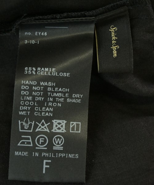 Spick and Span（スピックアンドスパン）ブラウス 黒 サイズ:F レディース/2200671691578