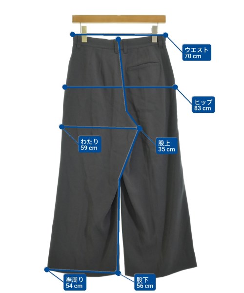 Spick and Span（スピックアンドスパン）スラックス グレー サイズ:36(S位) レディース/2200671931087