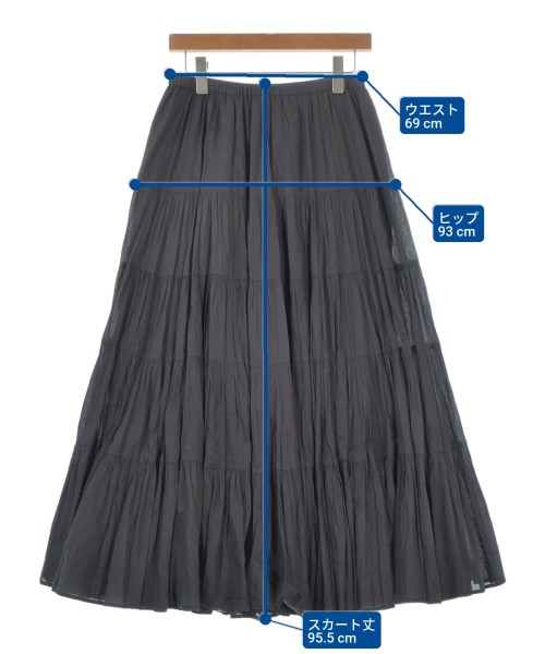 Spick and Span（スピックアンドスパン）ロング・マキシ丈スカート グレー サイズ:38(M位) レディース/2200670995011