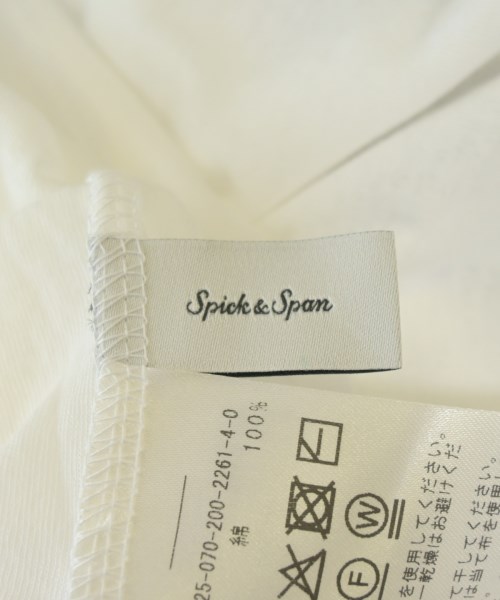 Spick and Span（スピックアンドスパン）Tシャツ・カットソー 白 サイズ:F レディース/2200672646027