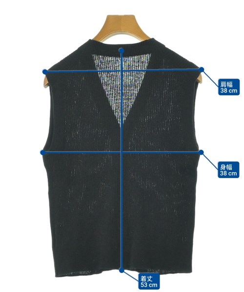 Spick and Span（スピックアンドスパン）ベスト 黒 サイズ:F レディース/2200673798039