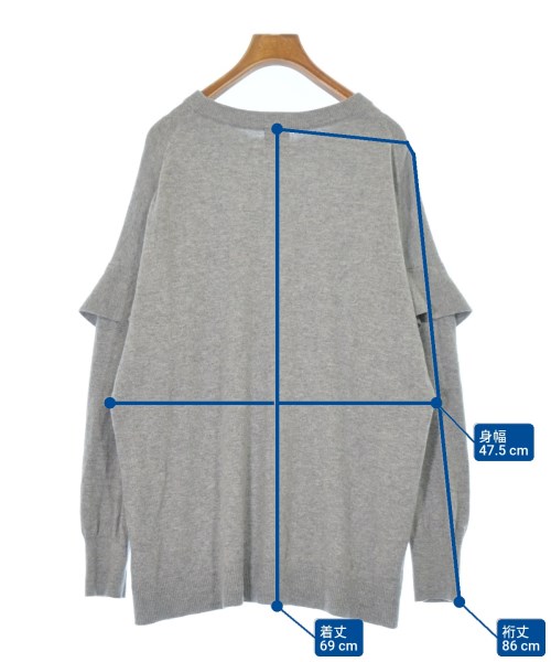 Spick and Span（スピックアンドスパン）ニット・セーター グレー サイズ:F レディース/2200677689012