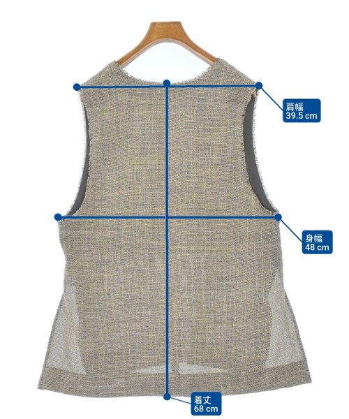 Spick and Span（スピックアンドスパン）ベスト ベージュ サイズ:F レディース/2200672896026