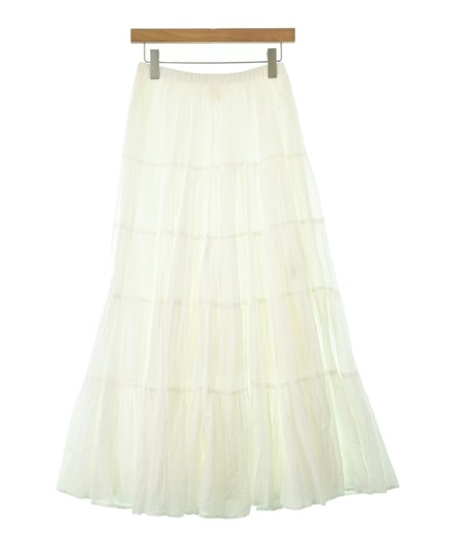 その他(ソノタ)ロング・マキシ丈スカート 白 サイズ:38(M位)/2200663084029