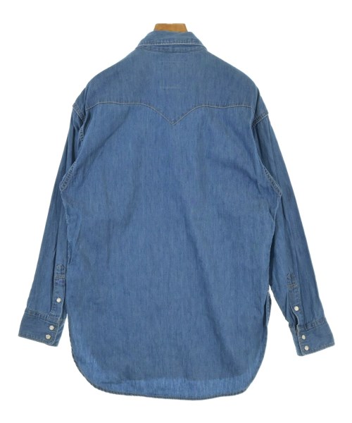 5 1/2（ファイブアンドハーフ）カジュアルシャツ 青 サイズ:F レディース/2200672040092