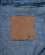 5 1/2（ファイブアンドハーフ）カジュアルシャツ 青 サイズ:F レディース/2200672040092