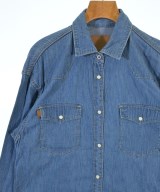 5 1/2（ファイブアンドハーフ）カジュアルシャツ 青 サイズ:F レディース/2200672040092