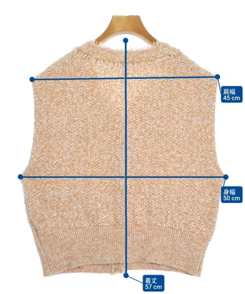 Spick and Span（スピックアンドスパン）ベスト ベージュ サイズ:F レディース/2200675491013