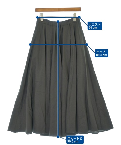 Spick and Span（スピックアンドスパン）ロング・マキシ丈スカート グレー サイズ:38(M位) レディース/2200676248012