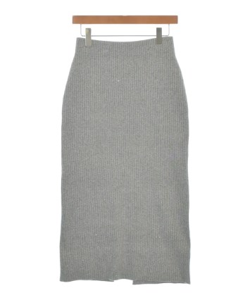 Spick and Span ダブルフェイストラペーズスカート　グレー　38 Spick & Span（スピックアンドスパン）｜スカート一覧 - WEAR