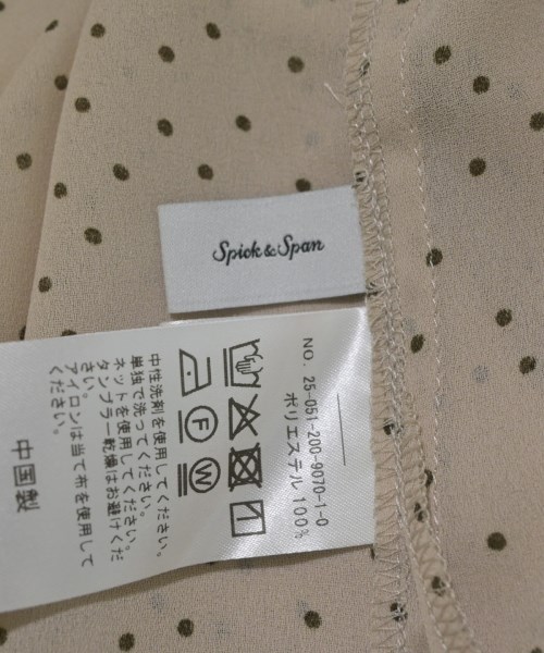 Spick and Span（スピックアンドスパン）ブラウス ベージュ サイズ:F レディース/2200673649157