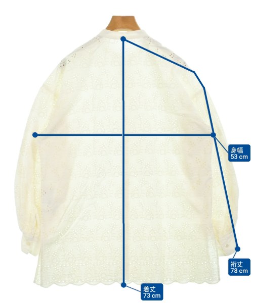 Spick and Span（スピックアンドスパン）カジュアルシャツ 白 サイズ:F レディース/2200674625273