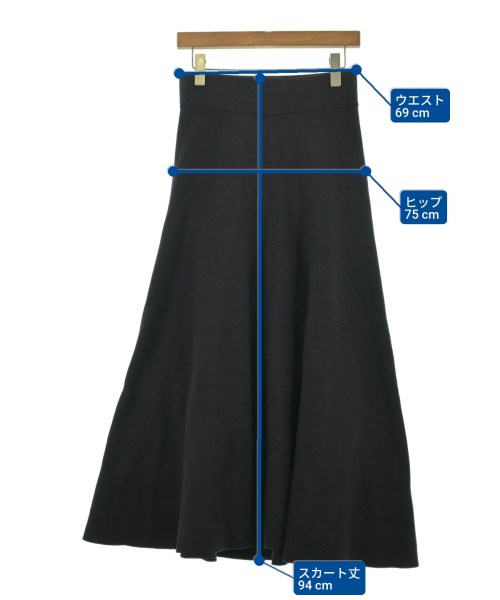 Spick and Span（スピックアンドスパン）ロング・マキシ丈スカート 黒 サイズ:-(M位) レディース/2200675891127