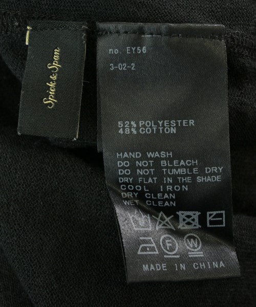 Spick and Span（スピックアンドスパン）Tシャツ・カットソー 黒 サイズ:F レディース/2200675891264