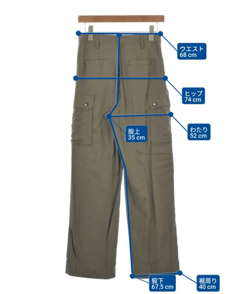 Spick and Span（スピックアンドスパン）カーゴパンツ カーキ サイズ:38(M位) レディース/2200678643129