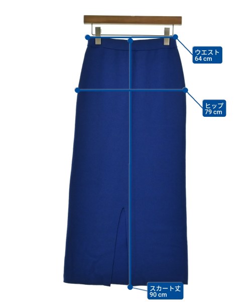 Spick and Span（スピックアンドスパン）ロング・マキシ丈スカート 青 サイズ:-(S位) レディース/2200675200165
