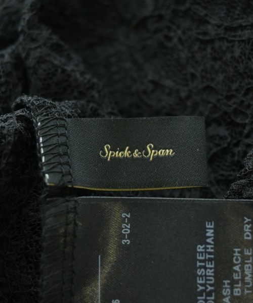Spick and Span（スピックアンドスパン）Tシャツ・カットソー 黒 サイズ:F レディース/2200681177024