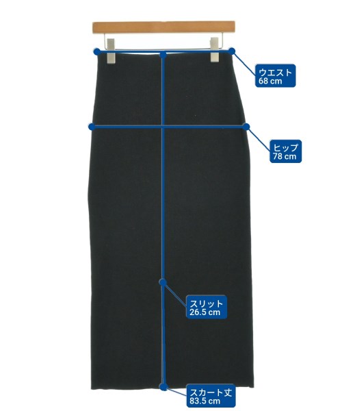 Spick and Span（スピックアンドスパン）ロング・マキシ丈スカート 黒 サイズ:36(S位) レディース/2200676991024