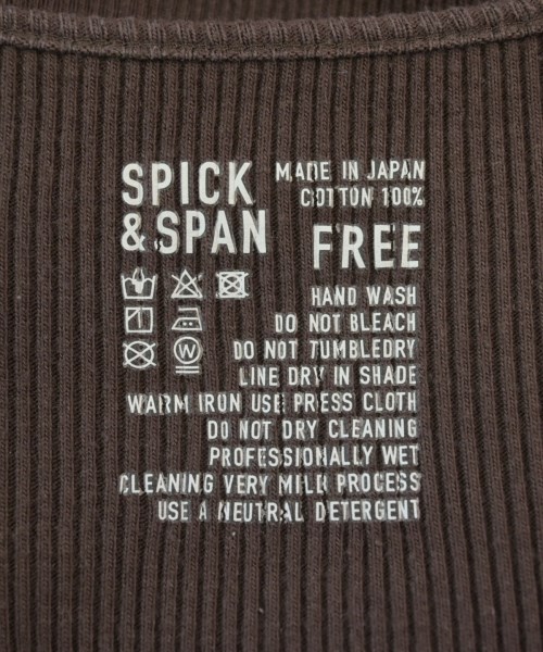 Spick and Span（スピックアンドスパン）タンクトップ 茶 サイズ:-(M位) レディース/2200688519070