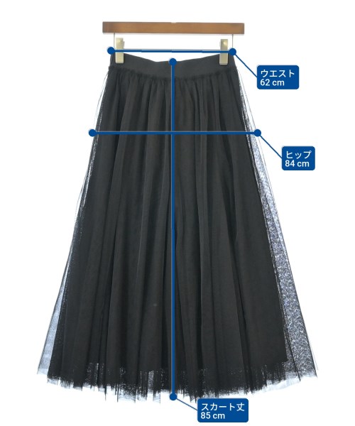 Spick and Span（スピックアンドスパン）ロング・マキシ丈スカート 黒 サイズ:36(S位) レディース/2200690625189