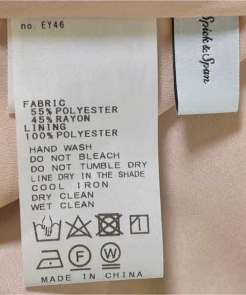 Spick and Span（スピックアンドスパン）ワンピース ピンク サイズ:F レディース/2200689962028