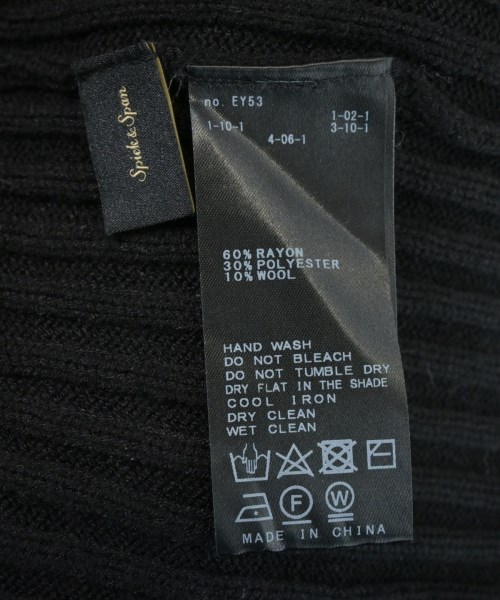 Spick and Span（スピックアンドスパン）ニット・セーター 黒 サイズ:F レディース/2200690200133