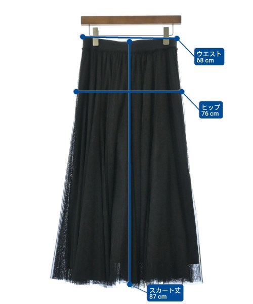 Spick and Span（スピックアンドスパン）ロング・マキシ丈スカート 黒 サイズ:38(M位) レディース/2200690262179