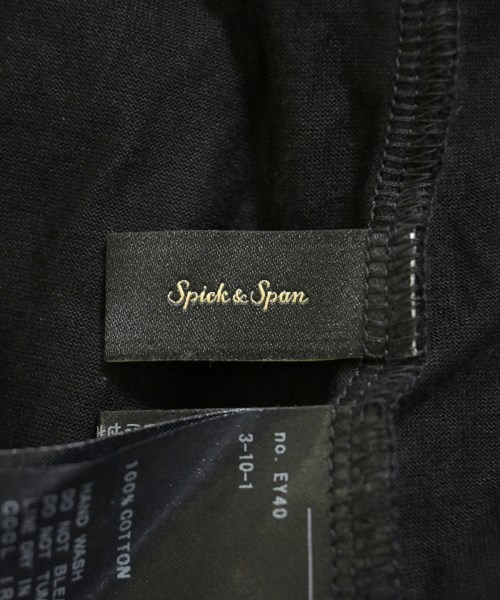 Spick and Span（スピックアンドスパン）Tシャツ・カットソー 黒 サイズ:F レディース/2200693987062