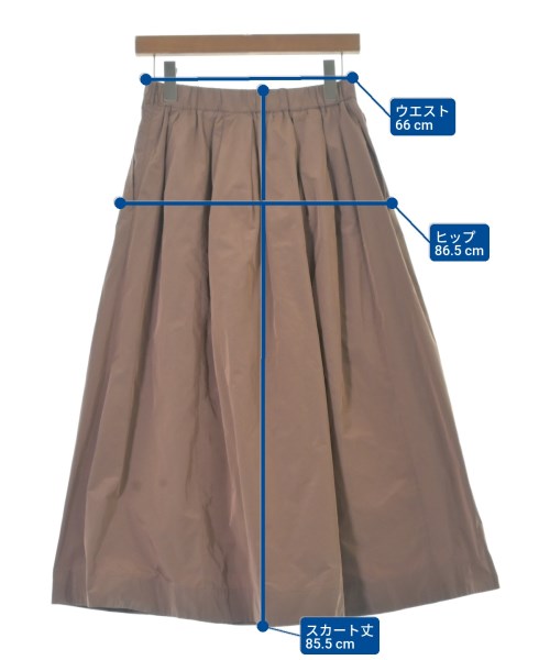Spick and Span（スピックアンドスパン）ロング・マキシ丈スカート 茶 サイズ:36(S位) レディース/2200693342014