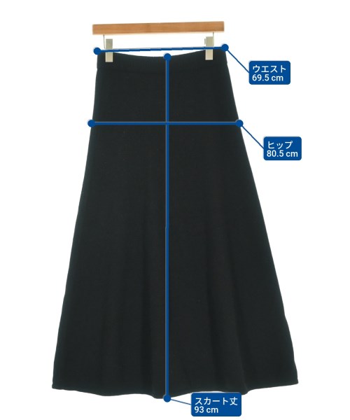 Spick and Span（スピックアンドスパン）ロング・マキシ丈スカート 黒 サイズ:F レディース/2200694390083