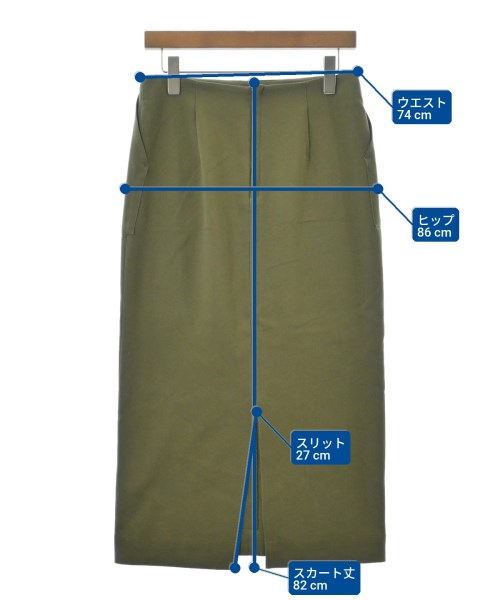 Spick and Span（スピックアンドスパン）ロング・マキシ丈スカート カーキ サイズ:38(M位) レディース/2200689554018