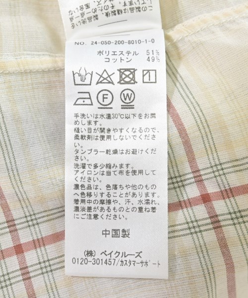 Spick and Span（スピックアンドスパン）カジュアルシャツ ベージュ サイズ:F レディース/2200698398023