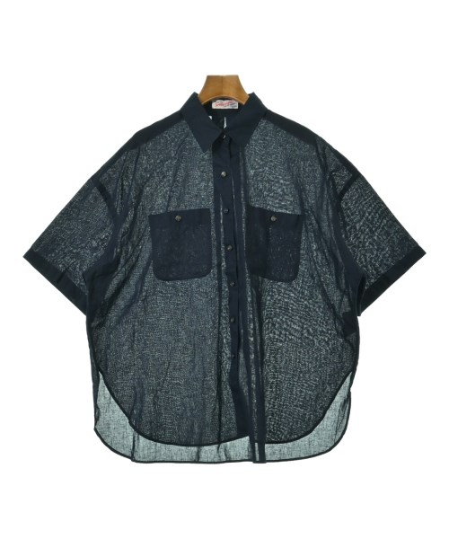 Spick and Span(スピックアンドスパン)ブラウス 紺 サイズ:F/2200693926115