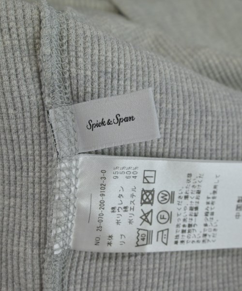 Spick and Span（スピックアンドスパン）Tシャツ・カットソー グレー サイズ:F レディース/2200694801183