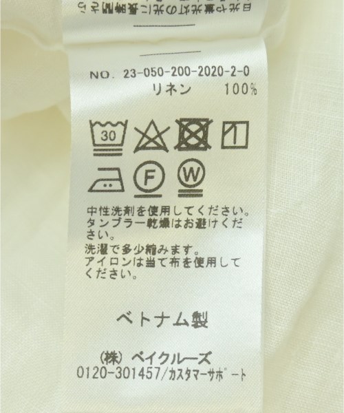 Spick and Span（スピックアンドスパン）カジュアルシャツ 白 サイズ:F レディース/2200694932016