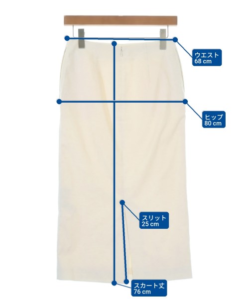 Spick and Span（スピックアンドスパン）ロング・マキシ丈スカート 白 サイズ:36(S位) レディース/2200694370047