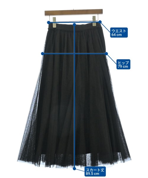 Spick and Span（スピックアンドスパン）ロング・マキシ丈スカート 黒 サイズ:38(M位) レディース/2200692905449