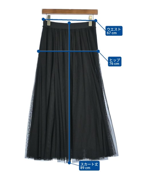 Spick and Span（スピックアンドスパン）ロング・マキシ丈スカート 黒 サイズ:38(M位) レディース/2200695075088